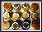 Basketall "Colby" Themed Cupcakes